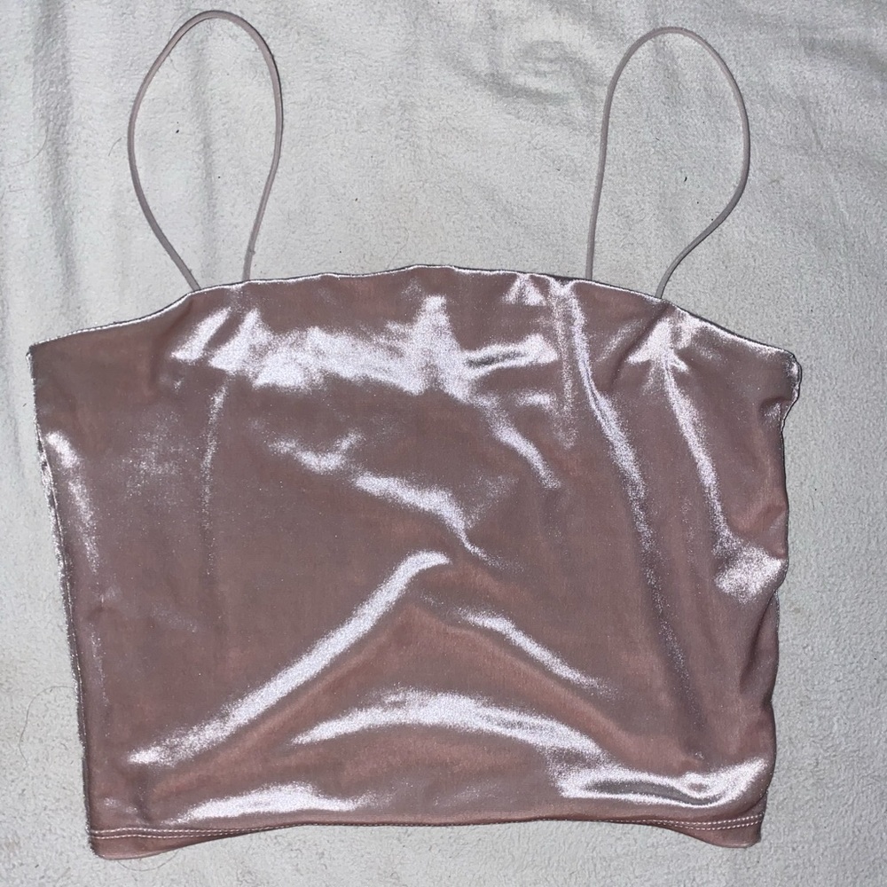 Garage Velvet Crop Top